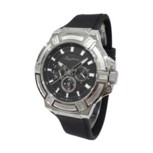 Rhythm SI1605R01 Rubber Jam Tangan Pria – Silver