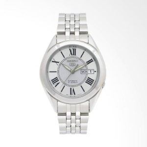 Seiko 5 Automatic SNKL29K1 Jam Tangan Pria – Silver