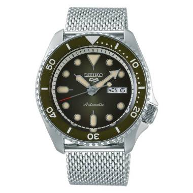 Seiko 5 Sport Sense Style Automatic Jam Tangan Pria Mesh Bracelet [SRPD67K1, SRPD69K1, SRPD71K1, SRPD73K1, SRPD75K1]