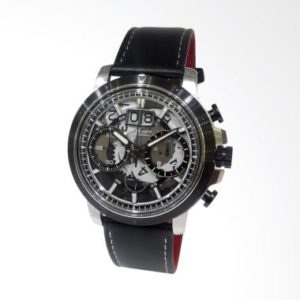 Swiss Navy 6812MSSBKBK Kulit Jam Tangan Pria – Hitam
