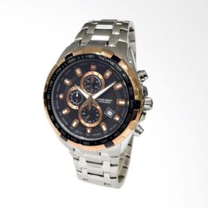 Swiss Navy 8004MSSRGBK Jam Tangan Pria – Silver