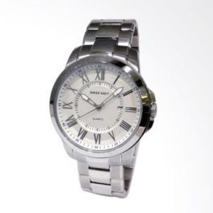 Swiss Navy 8349MSSWH Jam Tangan Pria – Silver