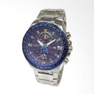 Swiss Navy 8005MSSBL Stainless Steel Bracelet Jam Tangan Pria – Silver