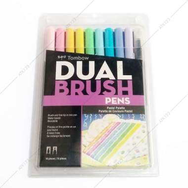 Spidol Warna Tombow Dual Brush Pens Pastel Palette